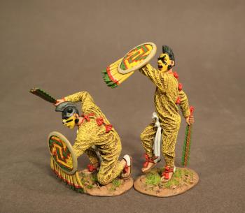 Cuachicqueh Warriors, The Aztec Empire, The Conquest of America—two figures--RETIRED--LAST ONE!! Cuachicqueh Warriors, The Aztec Empire, The Conquest of America—two figures--RETIRED--LAST ONE!! #38445
