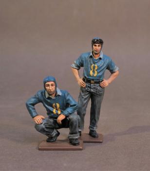 Two Plane Handlers #2, USS Saratoga (CV-3), Inter-War Aviation--two figures--RETIRED--LAST ONE!! #16