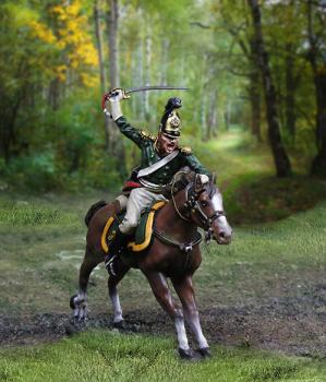 Kharkov Dragoon Officer--single mounted figure--RETIRED--LAST ONE!! #38496