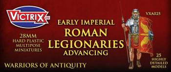 Early Imperial Roman Legionaries Advancing--makes twenty-five 28mm figures Early Imperial Roman Legionaries Advancing--makes twenty-five 28mm figures #38511