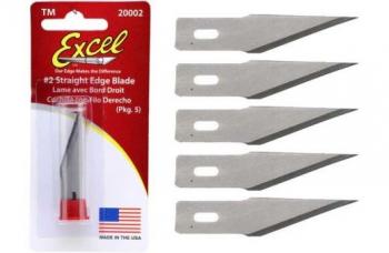 #2 Straight Edge Razor Blades (5) #38518