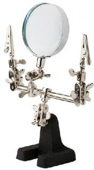 Double Clip Extra Hands w/Magnifier #38519