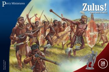 Image of Zulus!--34 28mm plastic figures