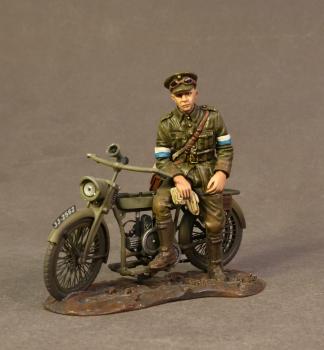 Despatch Rider on Motorbike, Royal Engineers Signal Service(RESS), The Great War, 1914-1918—single figure on motorcycle Despatch Rider on Motorbike, Royal Engineers Signal Service(RESS), The Great War, 1914-1918—single figure on motorcycle #38588