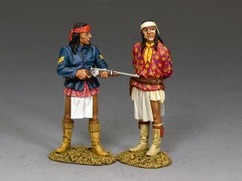 Apache Prisoner... & Apache Guard--two figures #38905