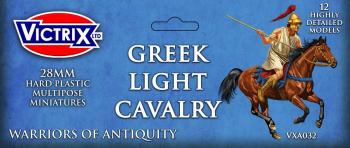 Greek Light Cavalry--12 unpainted plastic 28mm mounted figures Greek Light Cavalry--12 unpainted plastic 28mm mounted figures #39006