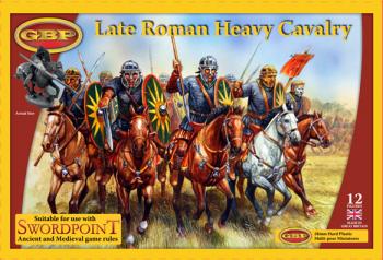 Gripping Beast Plastic Late Roman Heavy Cavalry--twelve 28mm Hard Plastic Mounted Figures Gripping Beast Plastic Late Roman Heavy Cavalry--twelve 28mm Hard Plastic Mounted Figures #39007