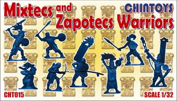Mixtecs and Zapotecs Warriors--eight plastic figures--ONE LEFT!! #39071