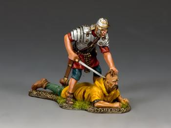 Short Back & Sides--Roman Legionnaire and prisoner figures on single base--RETIRED. #39114