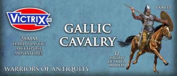 Gallic Cavalry--twelve mounted 28mm unassembled plastic figures Gallic Cavalry--twelve mounted 28mm unassembled plastic figures #39176