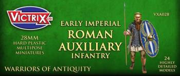 Early Imperial Roman Auxiliary Infantry--twenty-four unassembled, 28mm plastic figures Early Imperial Roman Auxiliary Infantry--twenty-four unassembled, 28mm plastic figures #39177