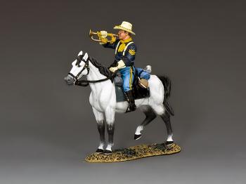 The Bugler Corporal--single mounted U.S. Cavalry figure #39249