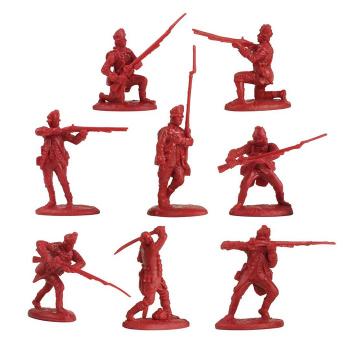 British Light Infantry--16 figures in 8 poses #5