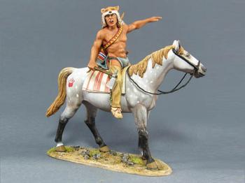 Sioux Scout on Horse--single mounted figure #39467