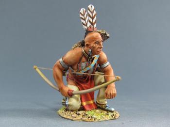 Sioux Warrior kneeling with Bow--single figure #39472