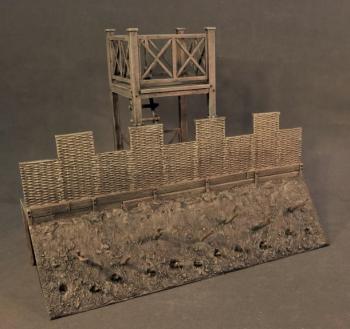 Image of Straightwall Section with Tower, Turf and Timber Roman Fort, the Roman Army of the Late Republic, Armies and Enemies of Ancient Rome--RETIRED--LAST ONE!! #39495