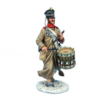 Russian Vladimirsky Musketeer Drummer, The Retreat from Russia, Russia, 1812--single figure--ONE IN STOCK. Russian Vladimirsky Musketeer Drummer, The Retreat from Russia, Russia, 1812--single figure--ONE IN STOCK. #39508
