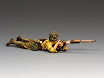 Japanese Lying Prone Rifleman--single figure #39530
