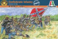 Confederate Infantry, ACW--50 figures in 15 poses Confederate Infantry, ACW--50 figures in 15 poses #39576