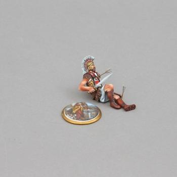 Dying Hoplite with Helen of Troy Shield--single figure with loose shield--RETIRED--LAST TWO!! #39584