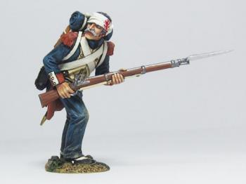 French Old Guard Advancing Checking with Musket (bandaged head)--single figure - LAST ONE!  #39610