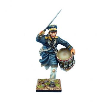 Image of Prussian 3rd Silesian Landwehr Drummer Charging--single figure--ONE IN STOCK.