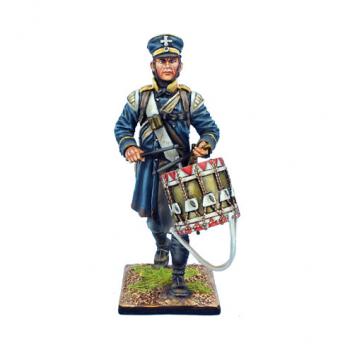 Image of Prussian 3rd Silesian Landwehr Drummer Advancing--single figure--ONE IN STOCK.