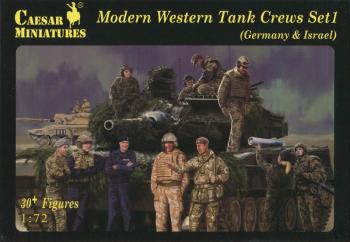 Modern Western Tank Crews Set 1:  Germany & Israel--32 figures in 13 poses--TWO IN STOCK! Modern Western Tank Crews Set 1:  Germany & Israel--32 figures in 13 poses--TWO IN STOCK! #39758