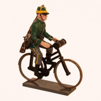 Infantry bicycling, 1st Carabinier Regiment, Belgian Army--Painted Toy Soldier Set--single figure--ONE IN STOCK. #39811
