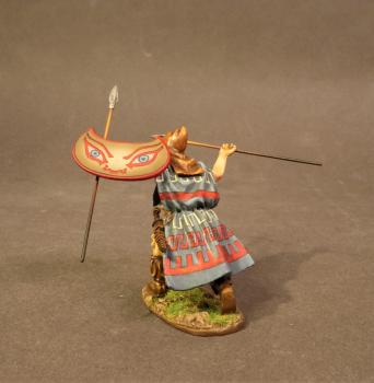 Thracian Peltist (yellow shield with red eyes), 4th Century BCE, Armies and Enemies of Ancient Greece and Macedonia--single figure Thracian Peltist (yellow shield with red eyes), 4th Century BCE, Armies and Enemies of Ancient Greece and Macedonia--single figure #39846