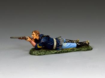 Corporal Lying Firing Carbine--single 7th Cavalry figure Corporal Lying Firing Carbine--single 7th Cavalry figure #39871