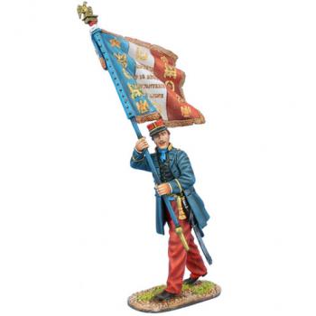 Image of French Line Infantry Standard Bearer, 1870-1871--single figure--RETIRED--LAST ONE!!