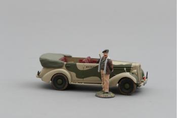 Image of Allied Humber Super Snipe staff car in middle east colour scheme with Monty--RETIRED--LAST TWO!!