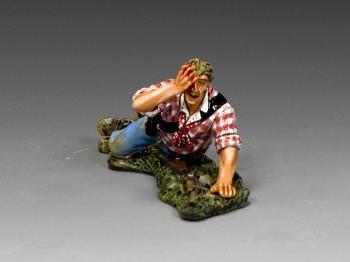 Dazed & Bleeding--single wounded 7th Cavalry trooper figure Dazed & Bleeding--single wounded 7th Cavalry trooper figure #40389