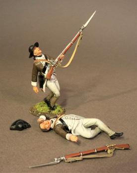Two Infantry Casualties, The 1st Canadian Regiment, Continental Army, The Battle of Saratoga, 1777, Drums Along the Mohawk--four pieces Two Infantry Casualties, The 1st Canadian Regiment, Continental Army, The Battle of Saratoga, 1777, Drums Along the Mohawk--four pieces #40440