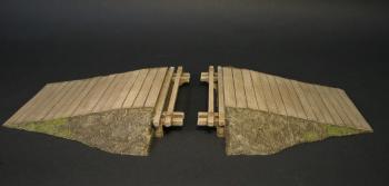 Bridge Ends, Roman Pontoon Bridge--Armies of Ancient Rome--two pieces--RETIRED--LAST ONE!! #40464