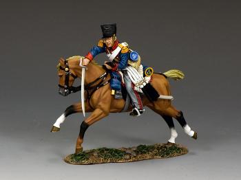 KGL Dragoon with Sabre Down--single mounted figure--RETIRED. KGL Dragoon with Sabre Down--single mounted figure--RETIRED. #40468