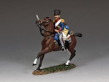 KGL Dragoon Advancing at the Gallup--single mounted figure--RETIRED. KGL Dragoon Advancing at the Gallup--single mounted figure--RETIRED. #40469
