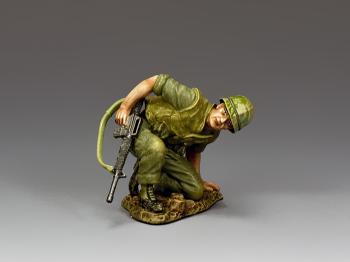 Hunkered-Down--single Vietnam-era USMC figure Hunkered-Down--single Vietnam-era USMC figure #40484