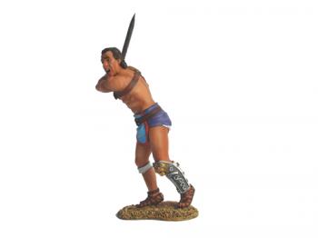 Thraex with sword in both hands--single Roman gladiator figure Thraex with sword in both hands--single Roman gladiator figure #40535