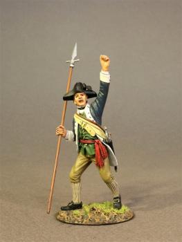 Infantry Officer, 2nd Massachusetts Regiment, Continental Army, The Battle of Saratoga, 1777, Drums Along the Mohawk--single figure--RETIRED--LAST ONE!! #40549