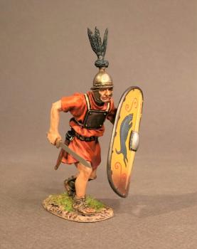 Hastatus (sword at hip height, right foot forward, yellow shield), The Roman Army of the Mid Republic, Armies and Enemies of Ancient Rome--single figure Hastatus (sword at hip height, right foot forward, yellow shield), The Roman Army of the Mid Republic, Armies and Enemies of Ancient Rome--single figure #40678