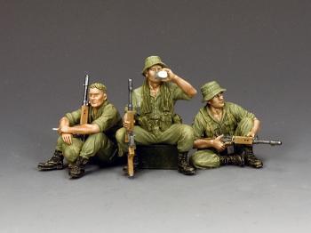M113 Passengers Set--three seated Royal Australian Regiment figures M113 Passengers Set--three seated Royal Australian Regiment figures #40738