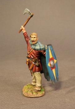 Cherusci Warrior (blue/white shield), Germanic Warriors, Armies and Enemies of Ancient Rome--single figure #40788