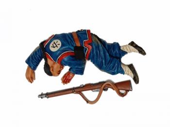 Qing Soldier Shot to Death--single figure and rifle #40816
