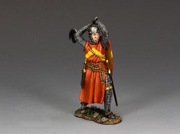 Image of The Axeman Cometh--single Crusader Knight figure--RETIRED.