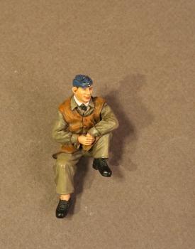 Ground Crewman Sitting--the Royal Air Force, The Second World War--single figure #40989