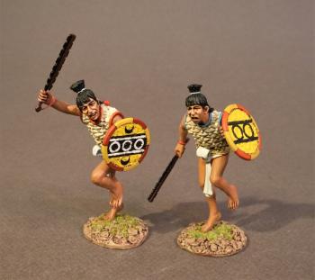 Aztec Warriors #3, The Aztec Empire, The Conquest of America—two figures Aztec Warriors #3, The Aztec Empire, The Conquest of America—two figures #40997