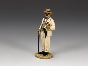 M. Hercule Poirot in cream-coloured Egyptian cotton suit--single Belgian detective figure M. Hercule Poirot in cream-coloured Egyptian cotton suit--single Belgian detective figure #41031