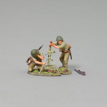 Image of Japanese 80mm with Crew--two crew, mortar, rifle--RETIRED--LAST ONE!!